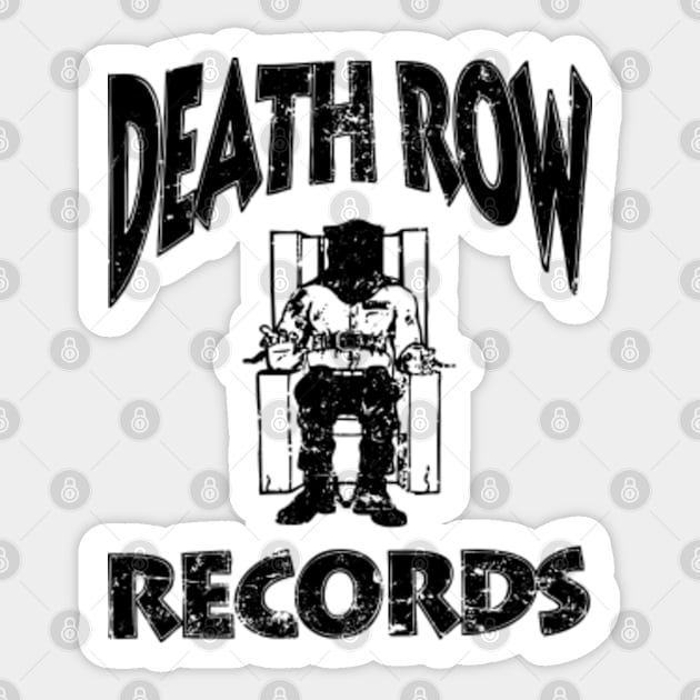 Death Row Records Death Row Sticker Teepublic 1910